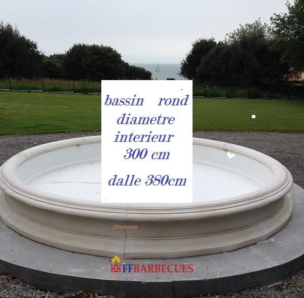 bassin en pierre rond