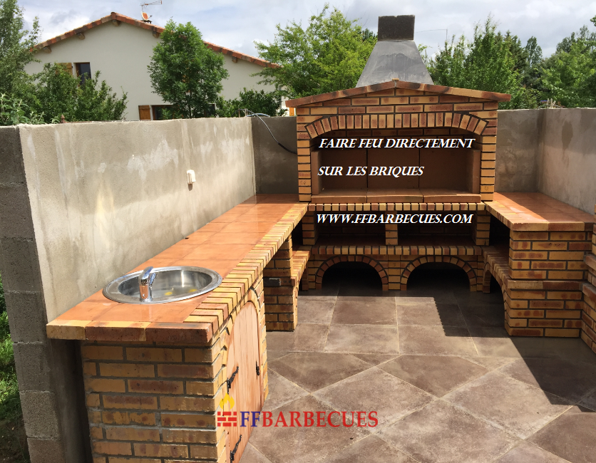 BARBECUES EN BRIQUES RUSTIQUE LÉOPARD F F 700-F