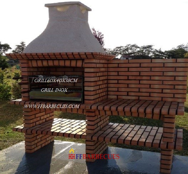 BARBECUES EN BRIQUES RÉFRACTAIRE F F 129-F