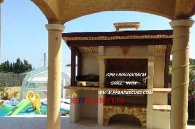 BARBECUE EN BRIQUES ET BÉTON PAS CHER FF 5000-F