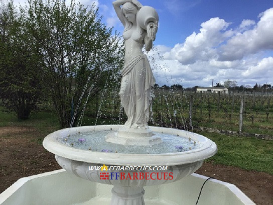 FONTAINE EXTÉRIEUR EN PIERRE RECONSTITUÉE PARIS AUX JETS D'EAU-F – Image 6